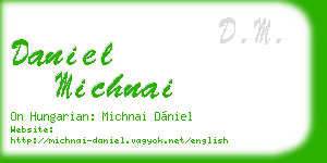 daniel michnai business card